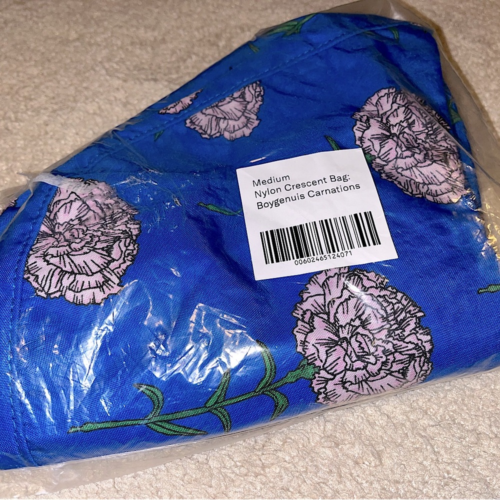 NWT BOYGENIUS X BAGGU Medium Nylon Crescent Bag